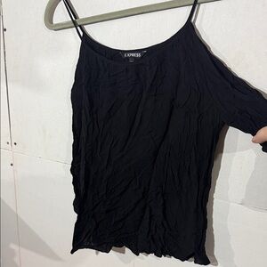 Express Elegant Black Camisole Top